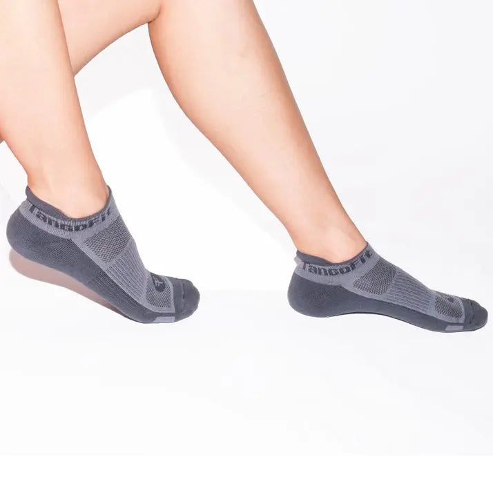 gray socks HIGH SPEED SOCKS, GRAY/CHARCOAL TangoFit