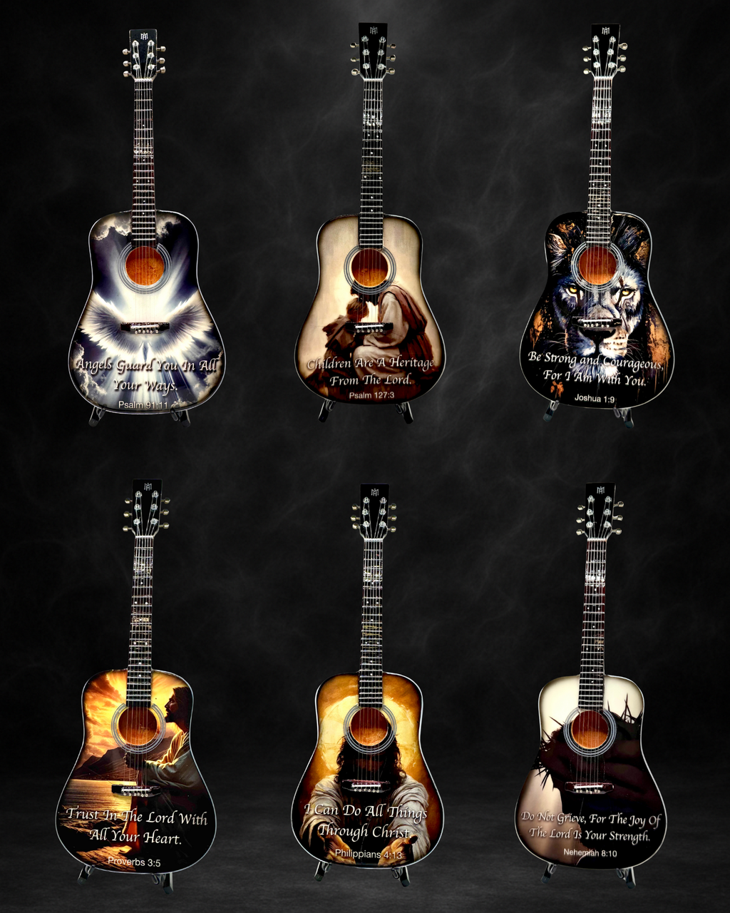 The Holy Scripture Miniature Guitar Set The Mini Axe