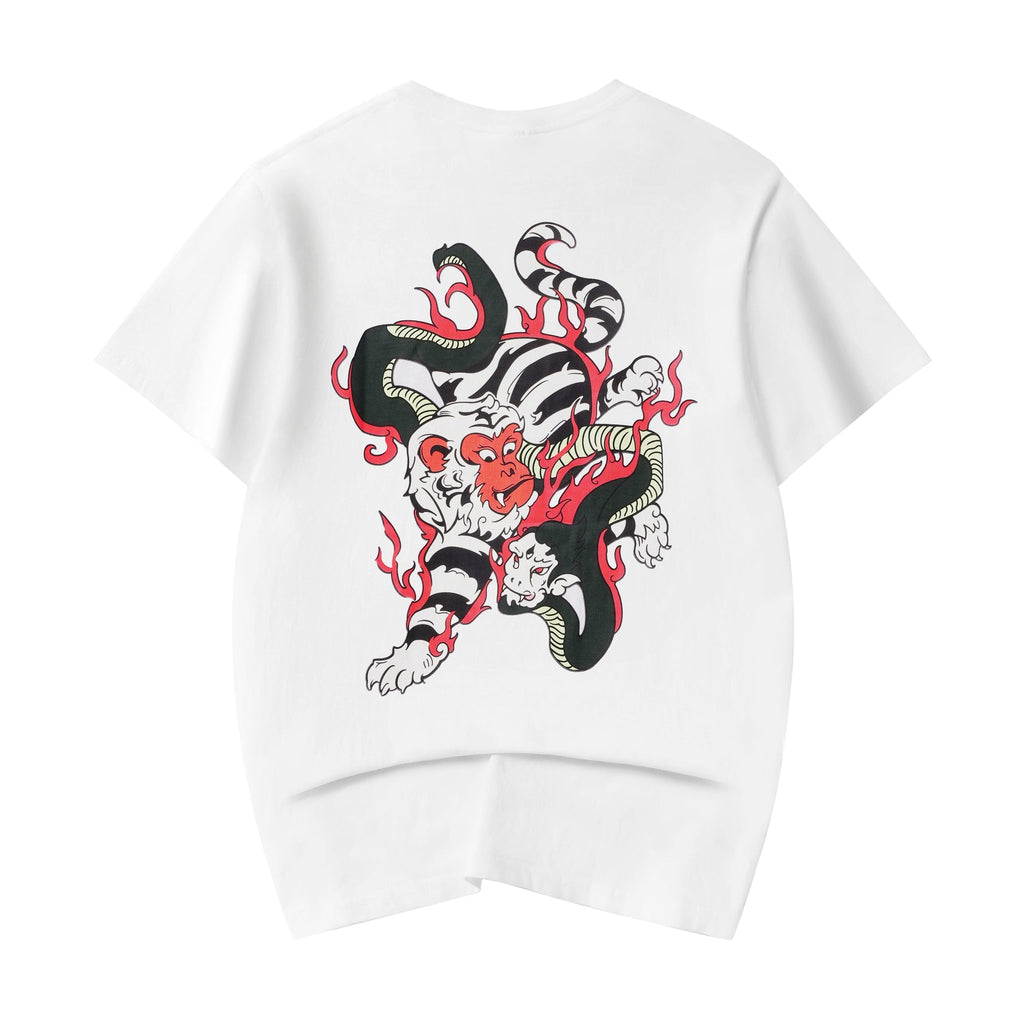 YeT026 Monkey Fiery War Tee Niepce