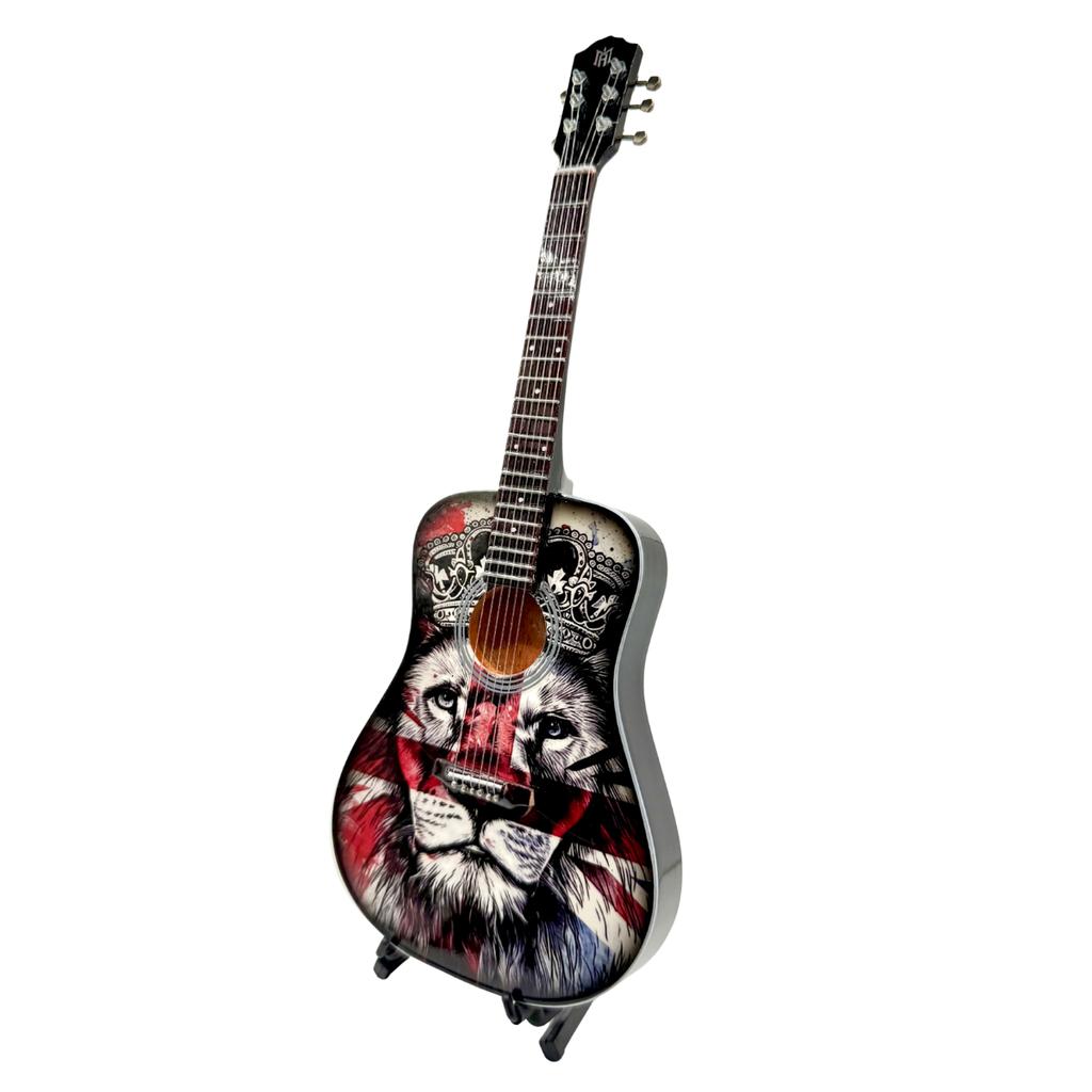 The Lionhearted Collectible Miniature Guitar The Mini Axe
