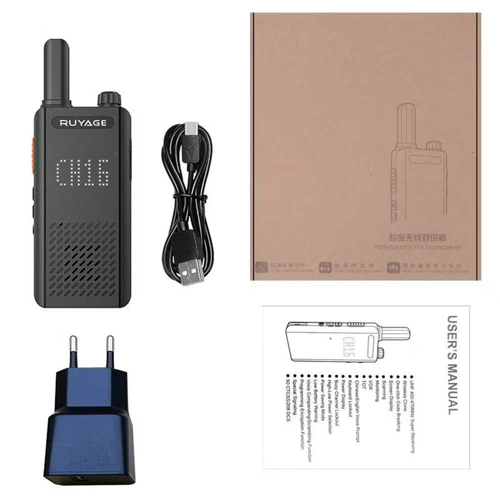 Ruyage Radio Analog Signal Walkie-Talkie(RY18) Ruyage Radio