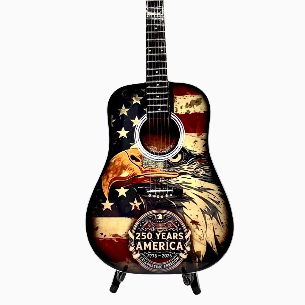 America 250 Miniature Guitar The Mini Axe