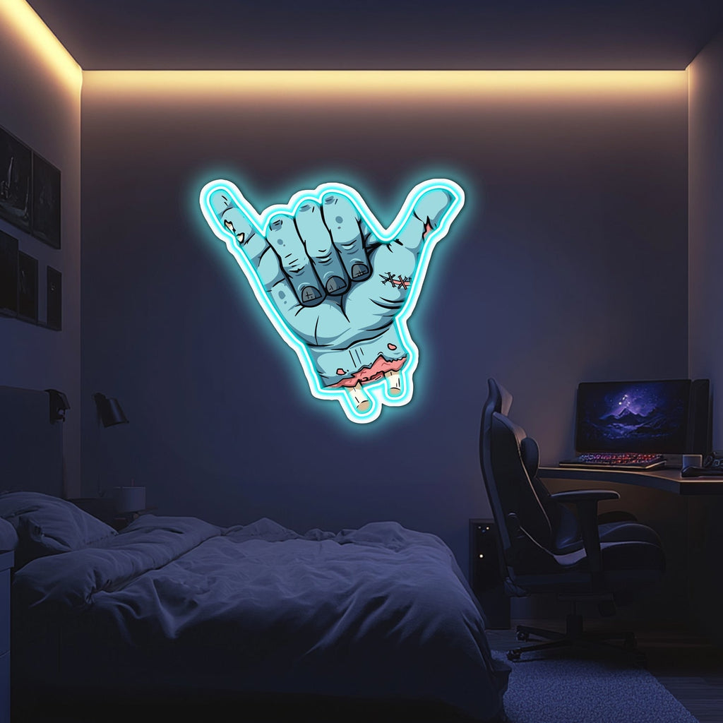UV Printed Scary Call Neon Wall Art- LV0065 Liviqon.co