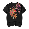 ET522 Gold Coin Koi Embroidered Tee Niepce