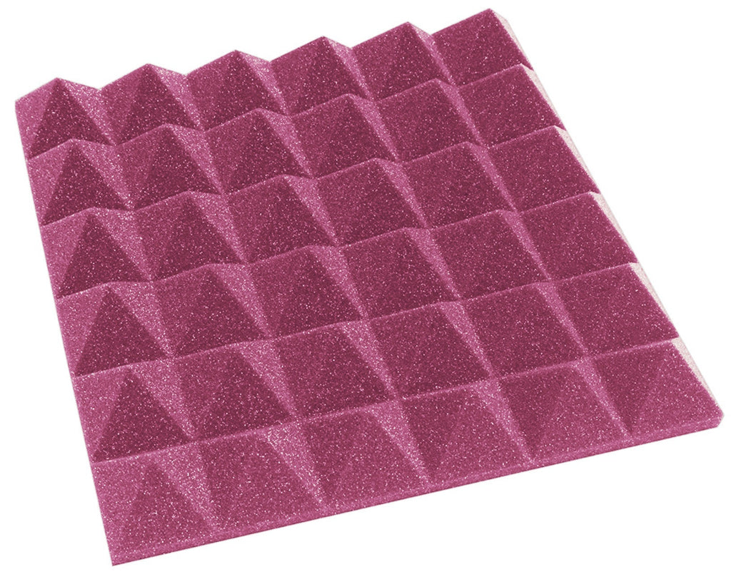 2 Inch Acoustic Foam Pyramid Style Panels - 13 Color Options SoundAssured