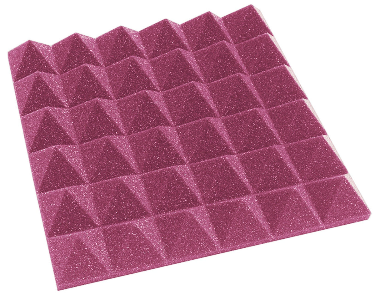 2 Inch Acoustic Foam Pyramid Style Panels - 13 Color Options SoundAssured