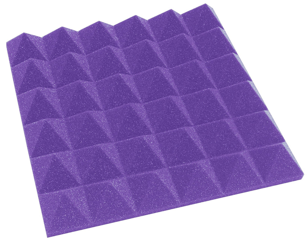 2 Inch Acoustic Foam Pyramid Style Panels - 13 Color Options SoundAssured