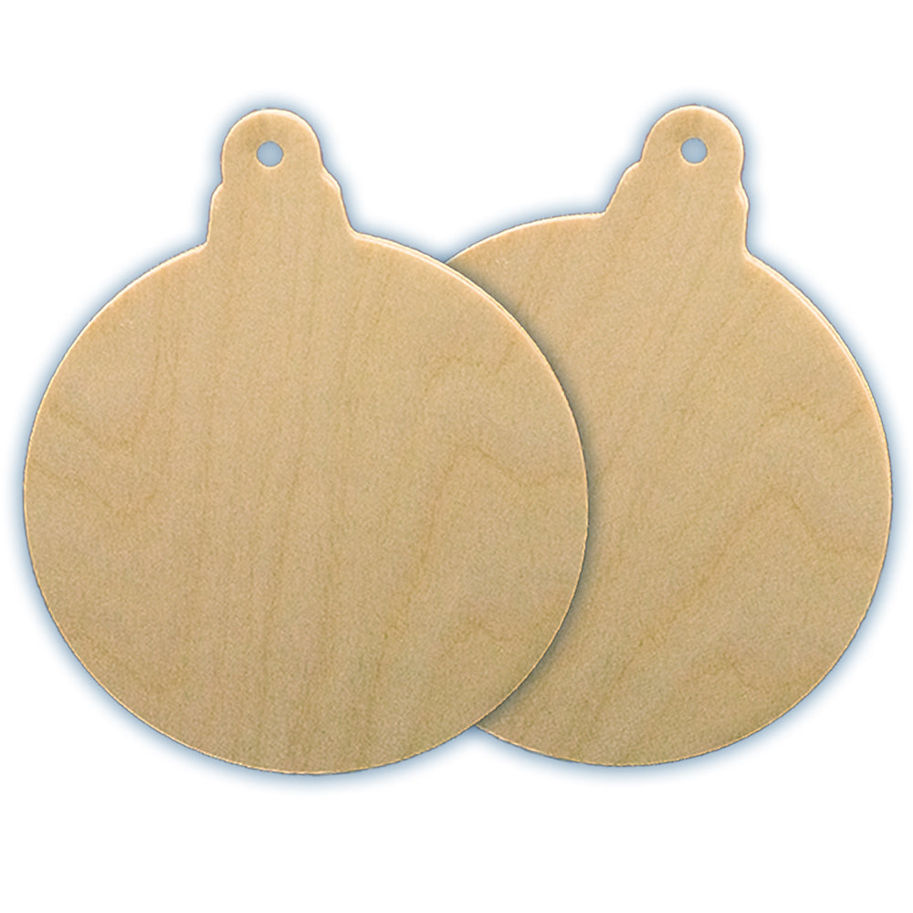 Trekell Round Ornament Panel - 2 Pack - Wooden Painting Canvas Trekell Art Supplies
