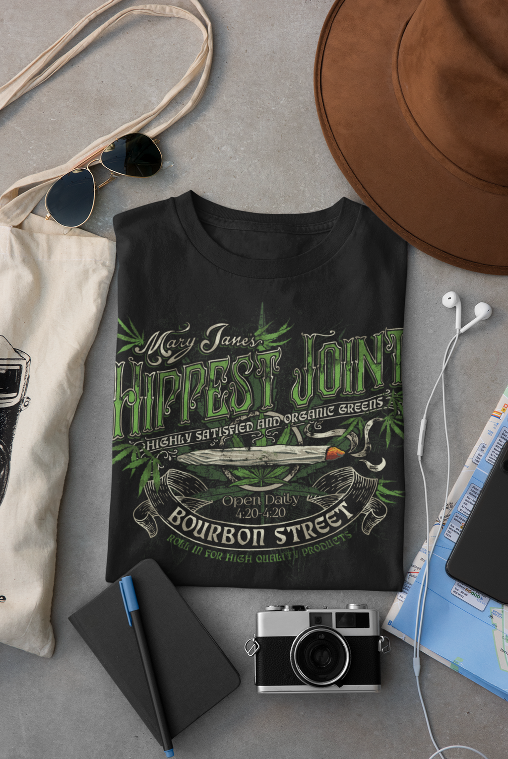 Hippest Joint Bourbon St Music Live Band T-Shirt Taboo