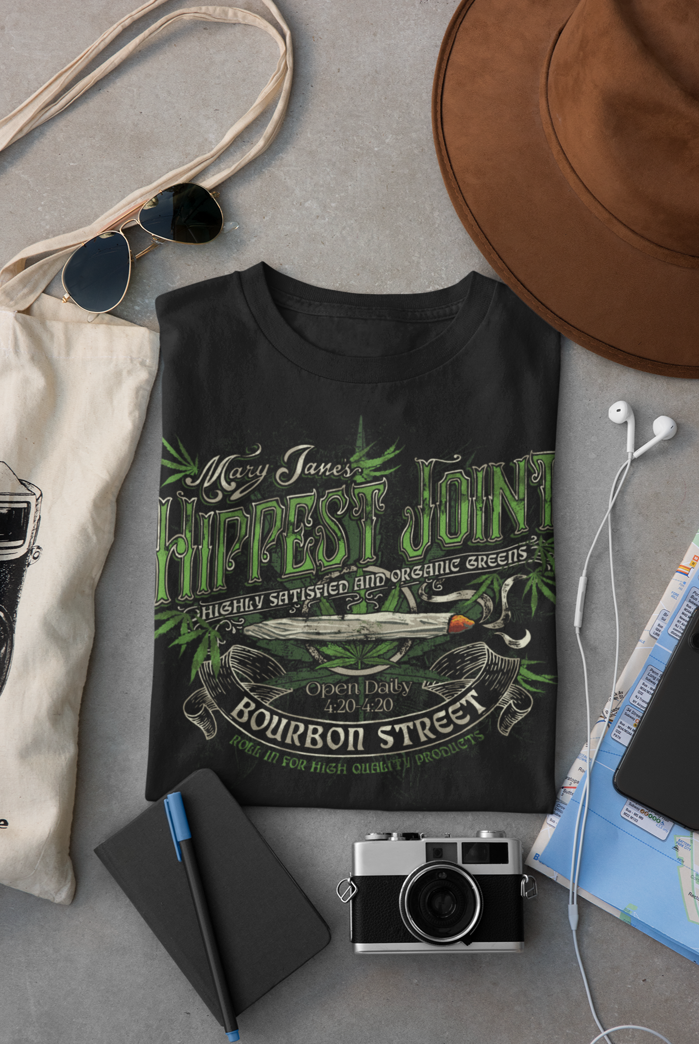 Hippest Joint Bourbon St Music Live Band T-Shirt Taboo