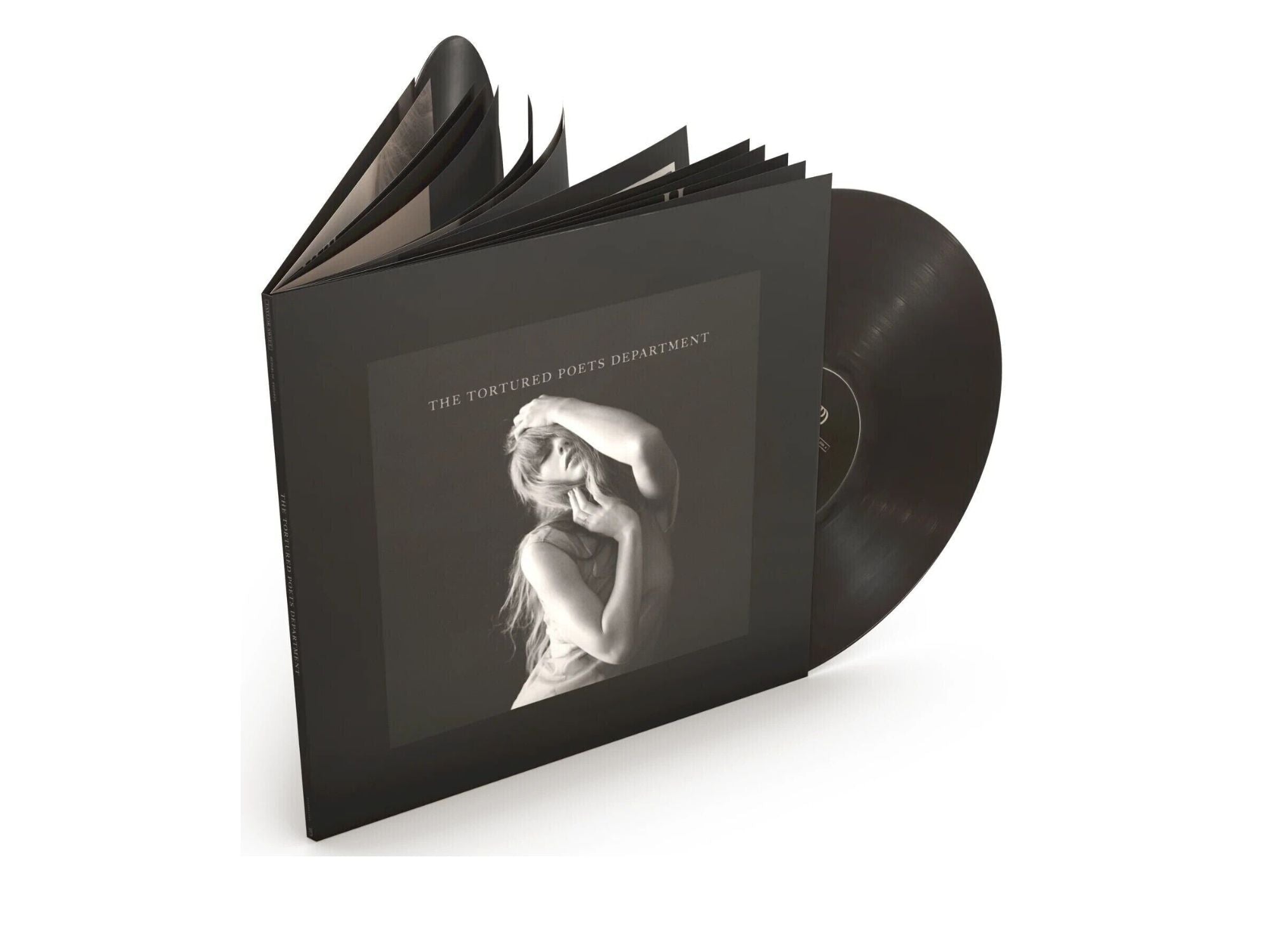 Taylor Swift - Tortured Poets Department (Charcoal Colored Vinyl, "Black Dog" Edition) [Indie Exclusive] Pale Blue Dot Records