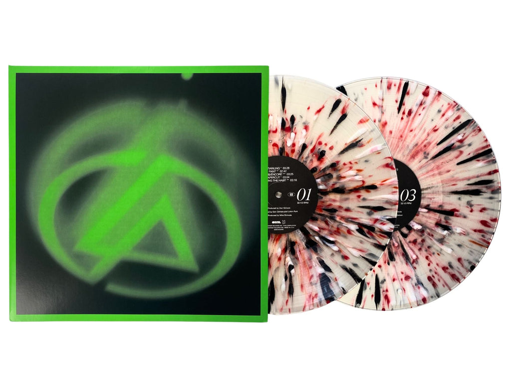 Linkin Park - Papercuts (Limited Edition Black & Red Splatter Colored Vinyl) Pale Blue Dot Records