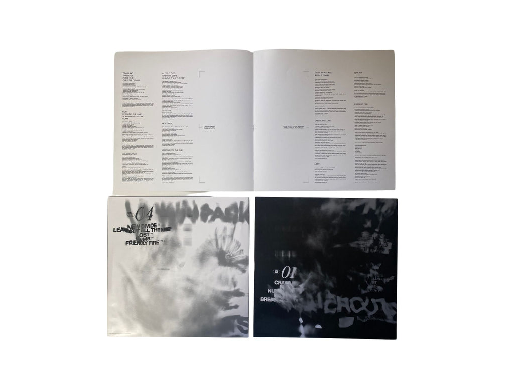 Linkin Park - Papercuts (Limited Edition Black & Red Splatter Colored Vinyl) Pale Blue Dot Records