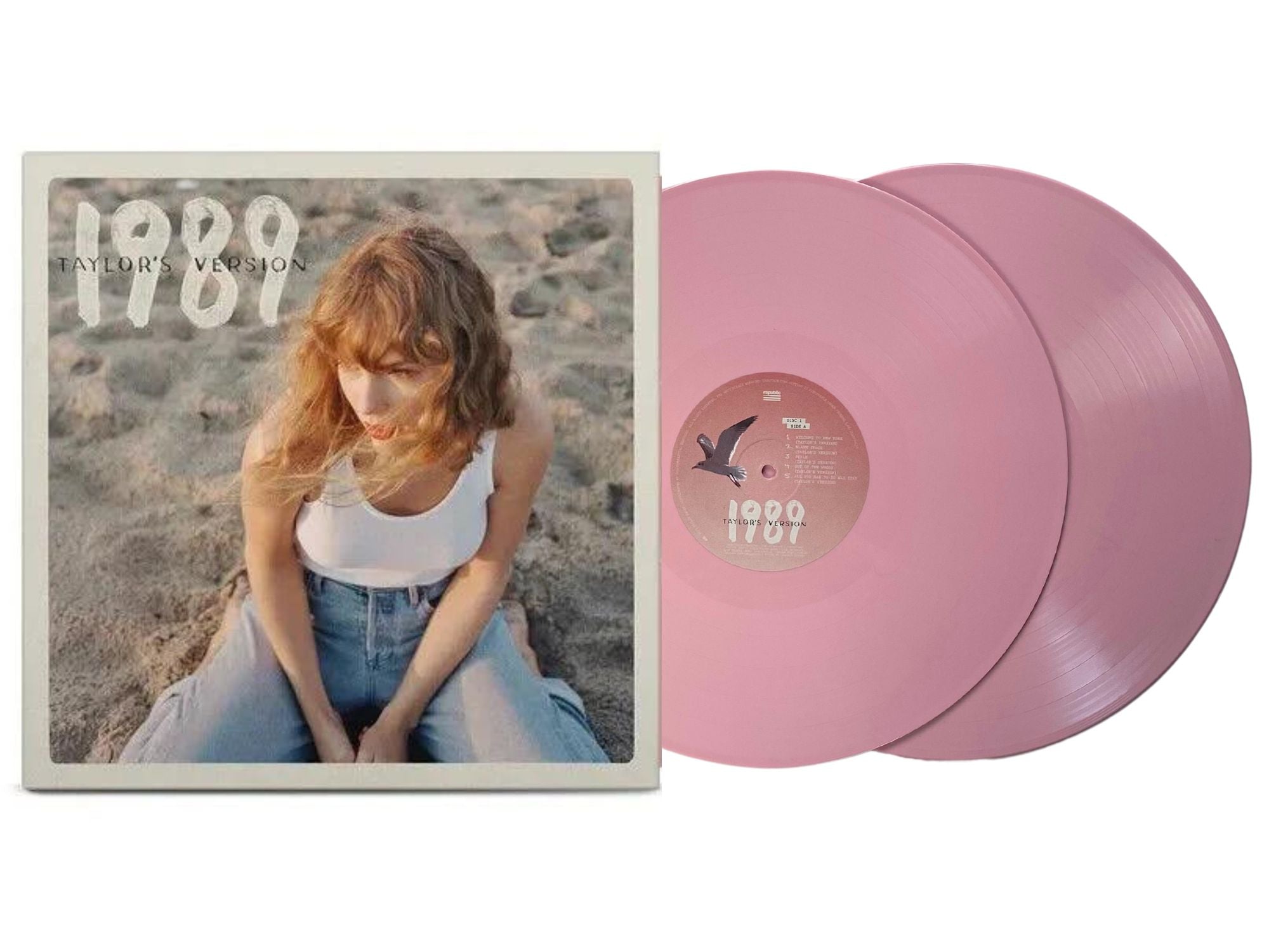 Taylor Swift - 1989 (taylor's Version) (Rose Garden Pink Colored 2LP Vinyl) Pale Blue Dot Records