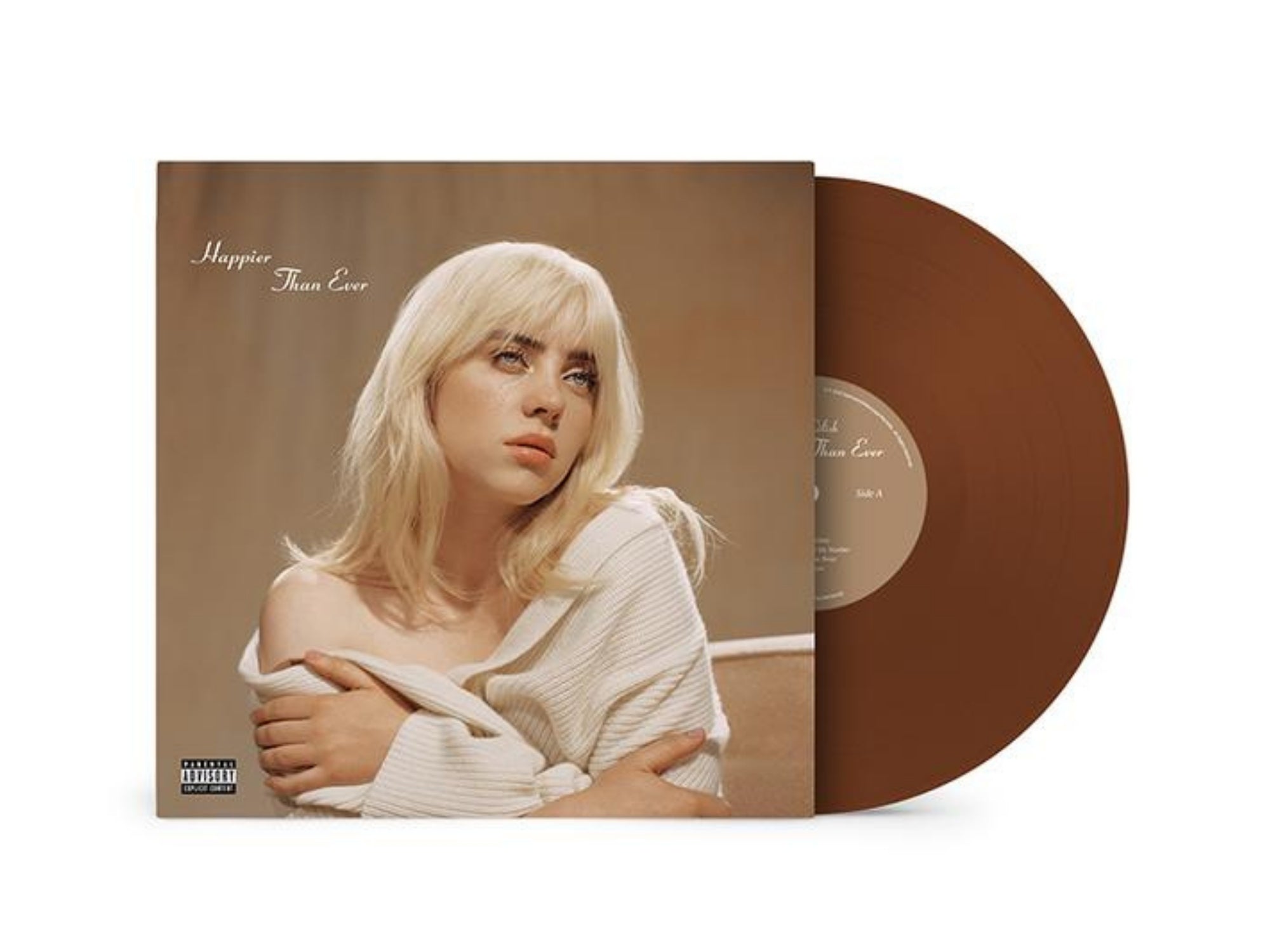 Billie Eilish - Happier Than Ever (Limited Edition Brown Colored Vinyl) Pale Blue Dot Records