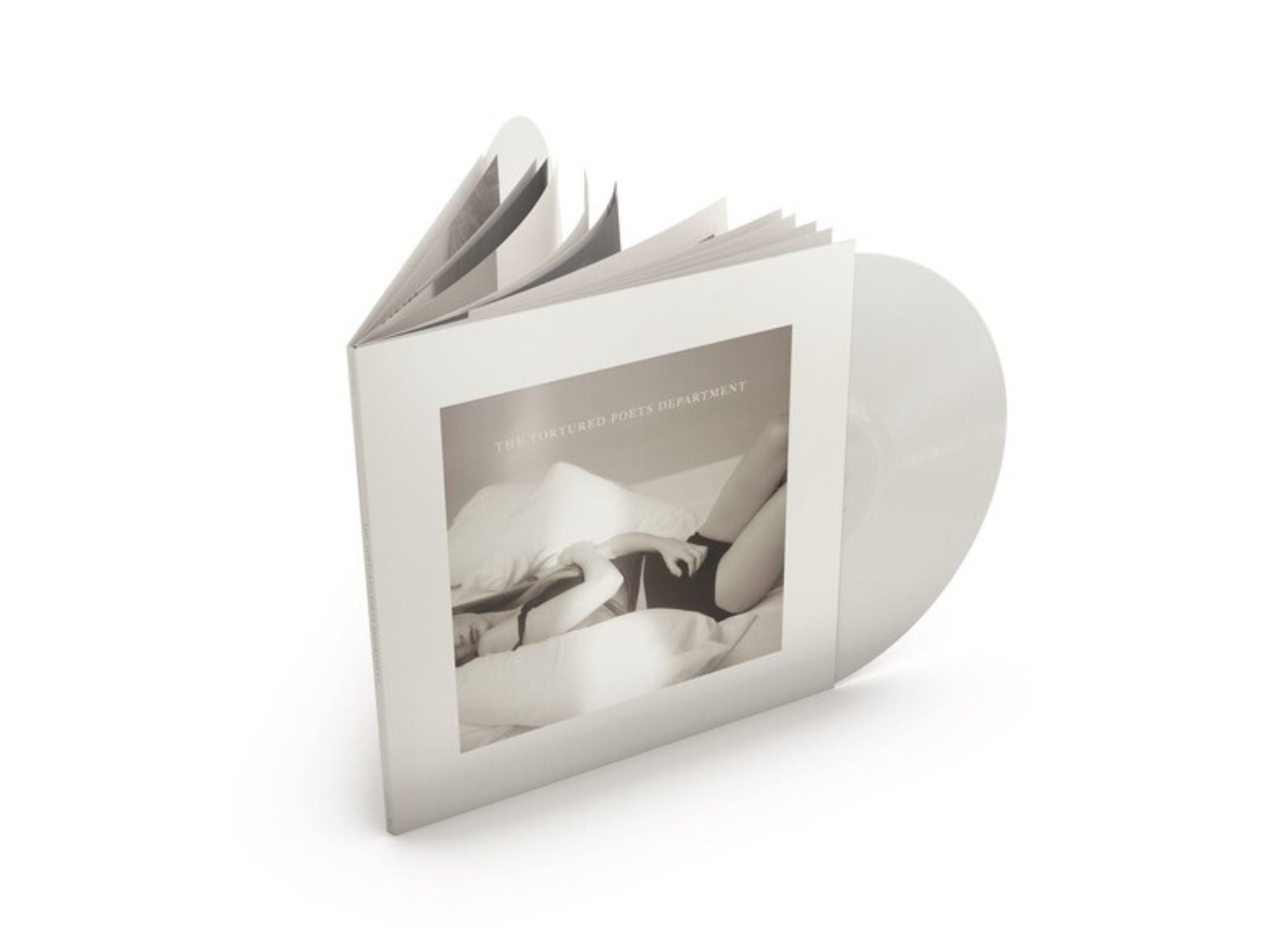 Taylor Swift - The Tortured Poets Department (Limited Edition "Ghosted White" Colored 2x Vinyl) Pale Blue Dot Records