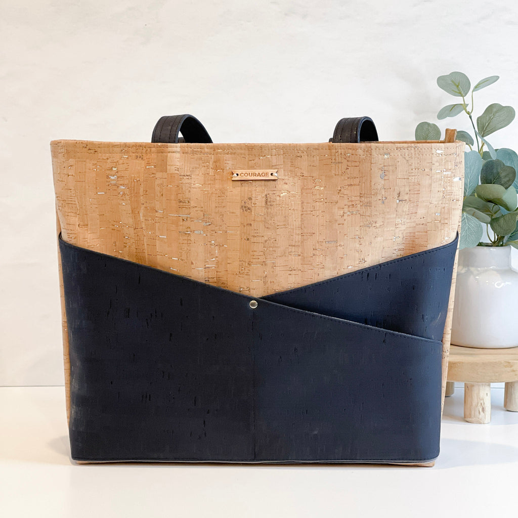ADVOCATE zippered tote | COAL Carry Courage