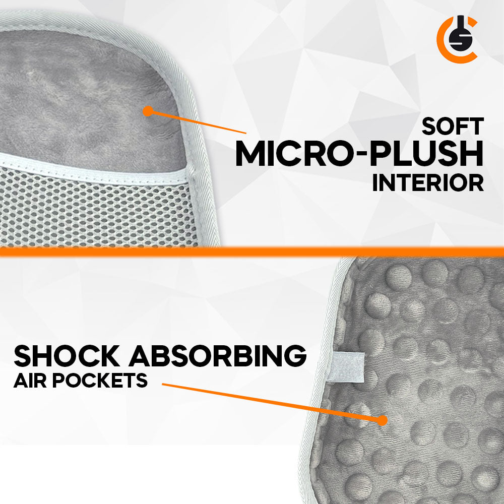 CentralSound EVA Hard Zippered Headphones Protective Carrying Case - Black CentralSound