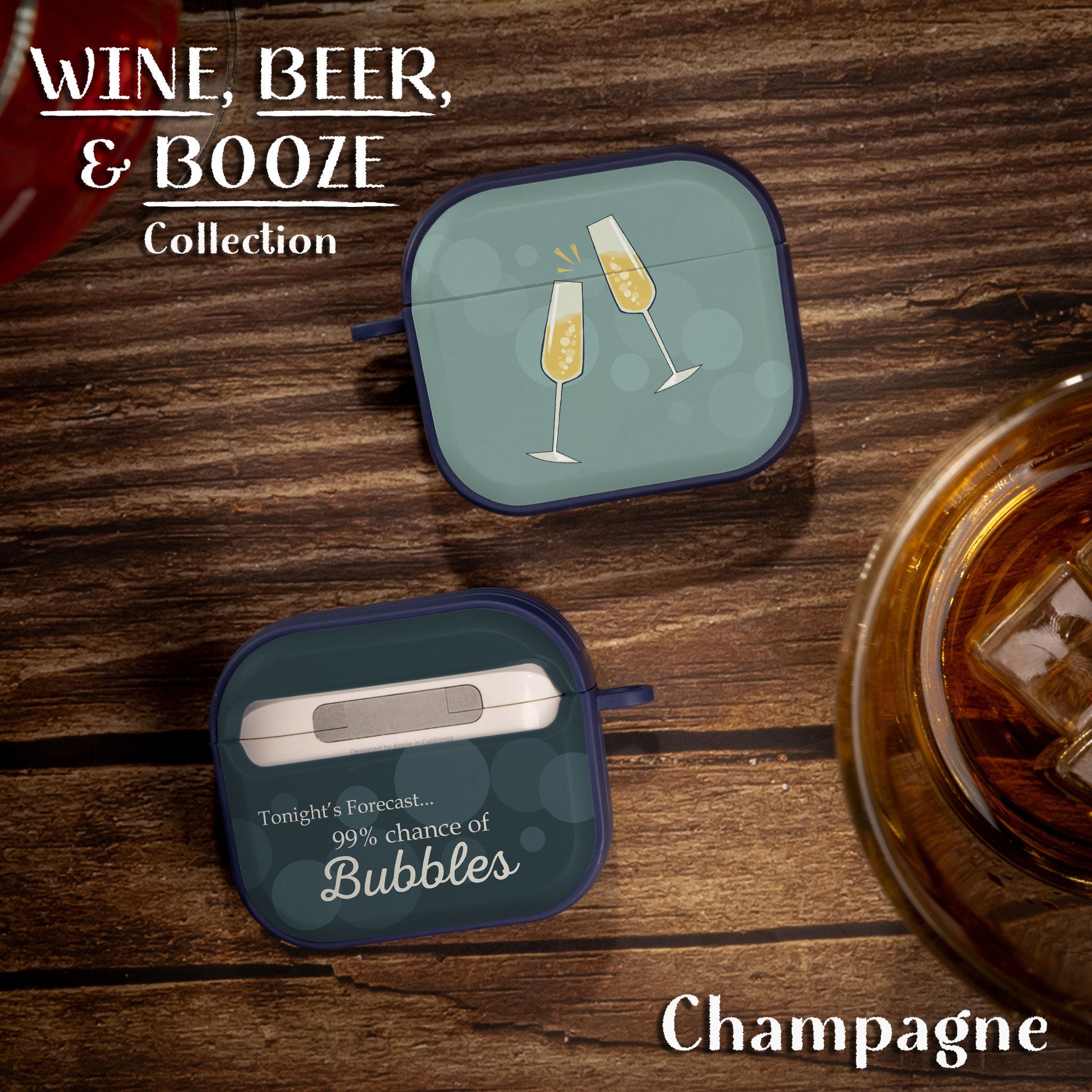 Wine, Beer, & Booze HDX Apple AirPods Gen 3 Case Cover Affinity Bands