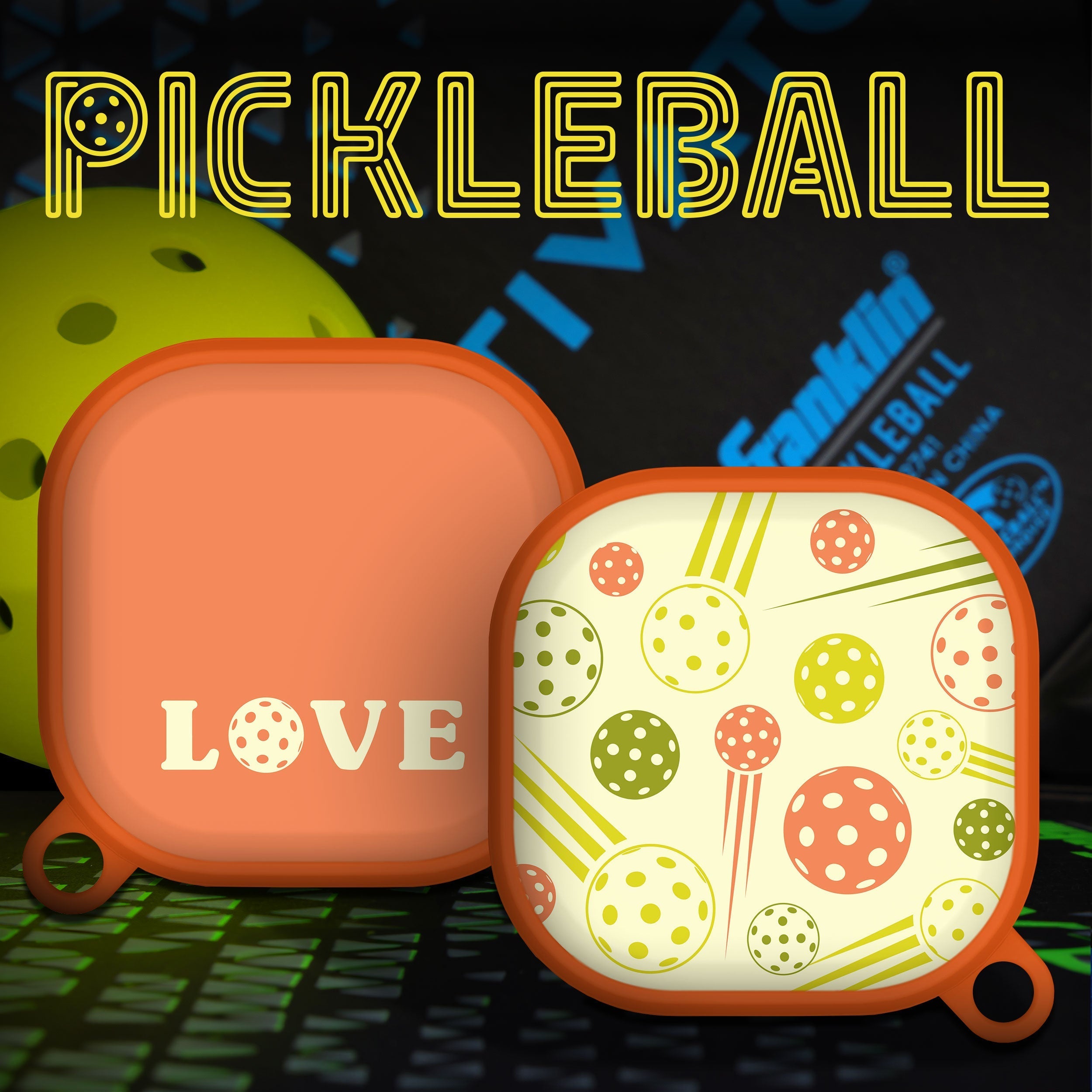 Pickleball HDX Samsung Galaxy Buds Pro & Buds Live Case Cover Affinity Bands