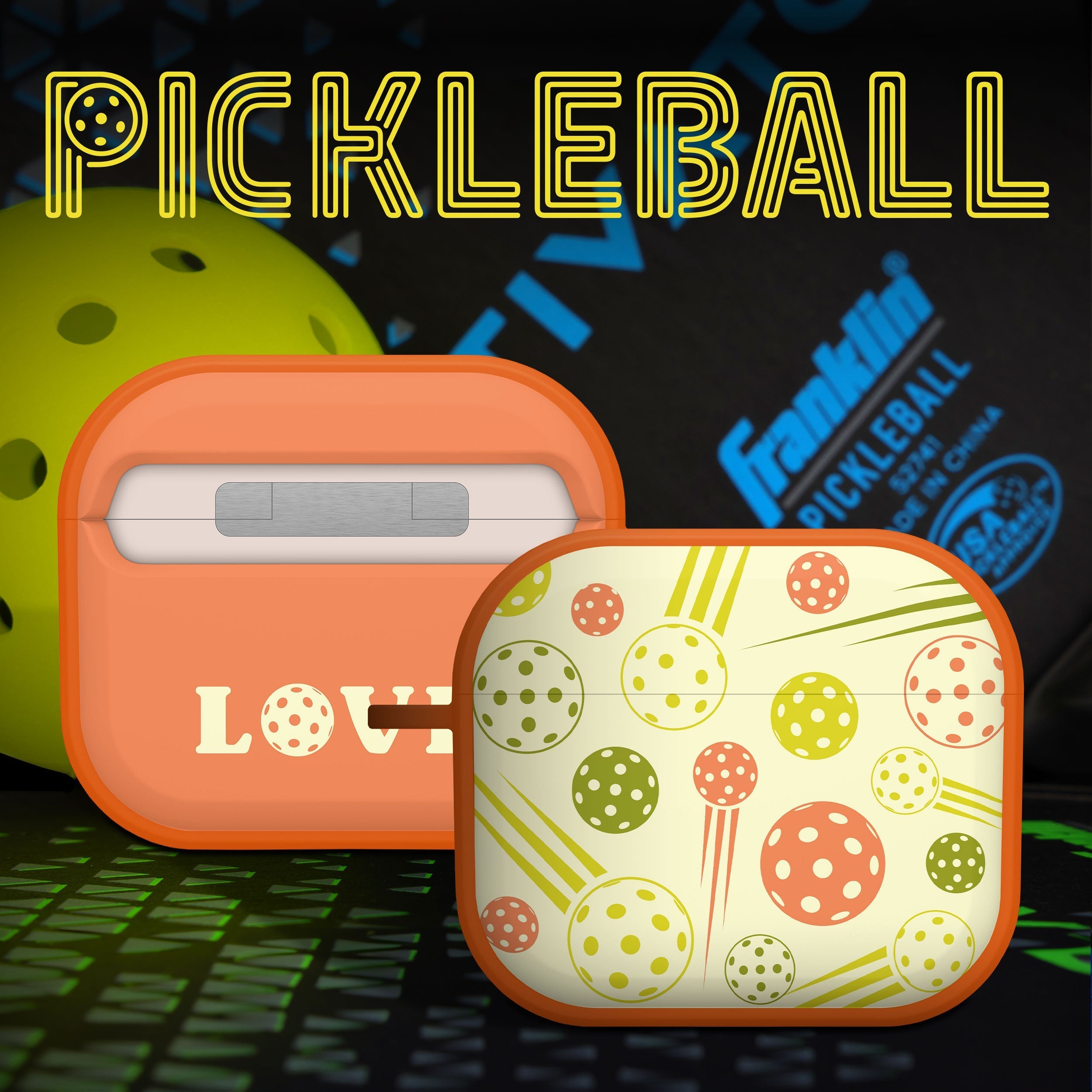 Pickleball HDX Apple AirPods Gen 3 Case Cover Affinity Bands