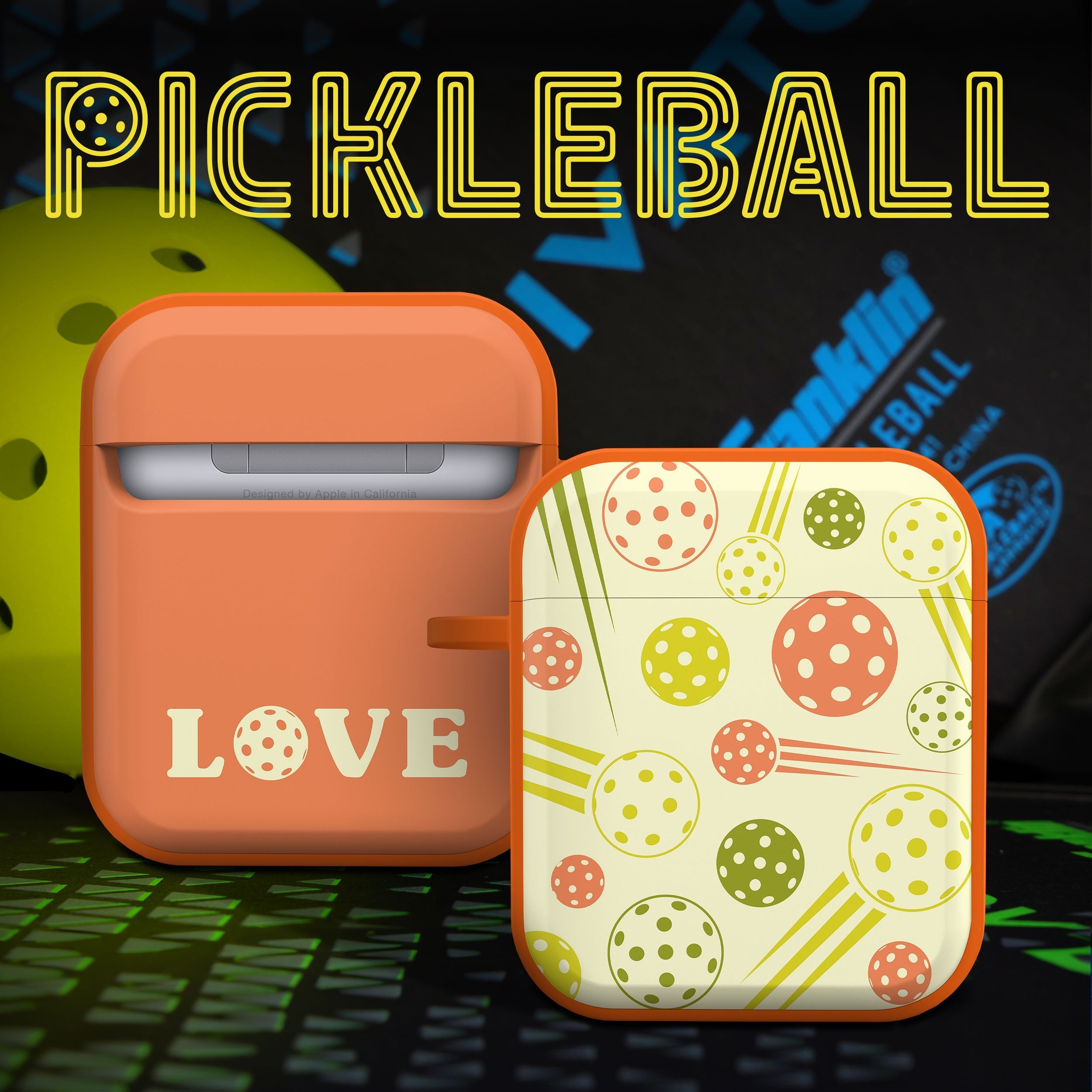 Pickleball HDX Apple AirPods Gen 1 & 2 Case Cover Affinity Bands