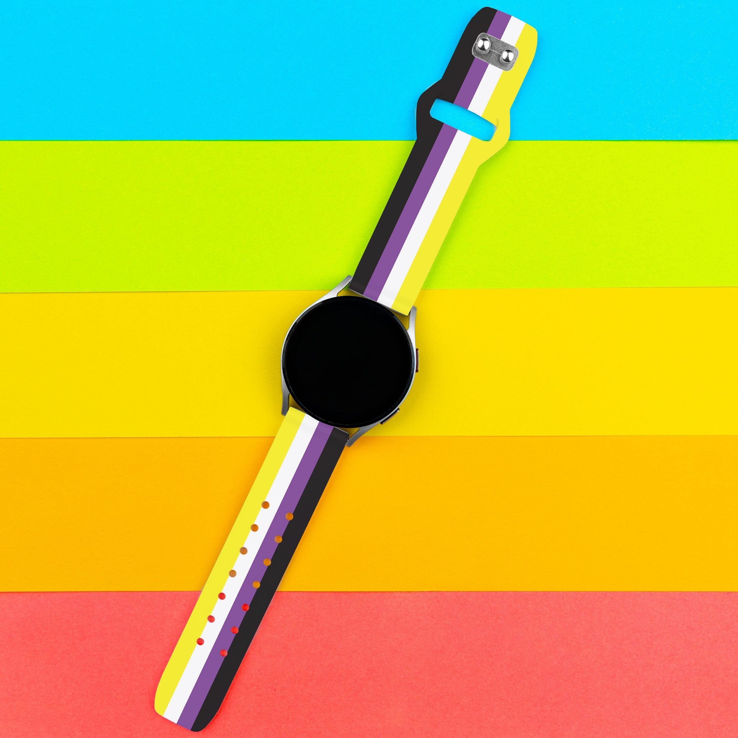 Pride HD  Watchband for Samsung, Garmin, Fossil, and More for Samsung, Garmin, Fossil, and More Affinity Bands