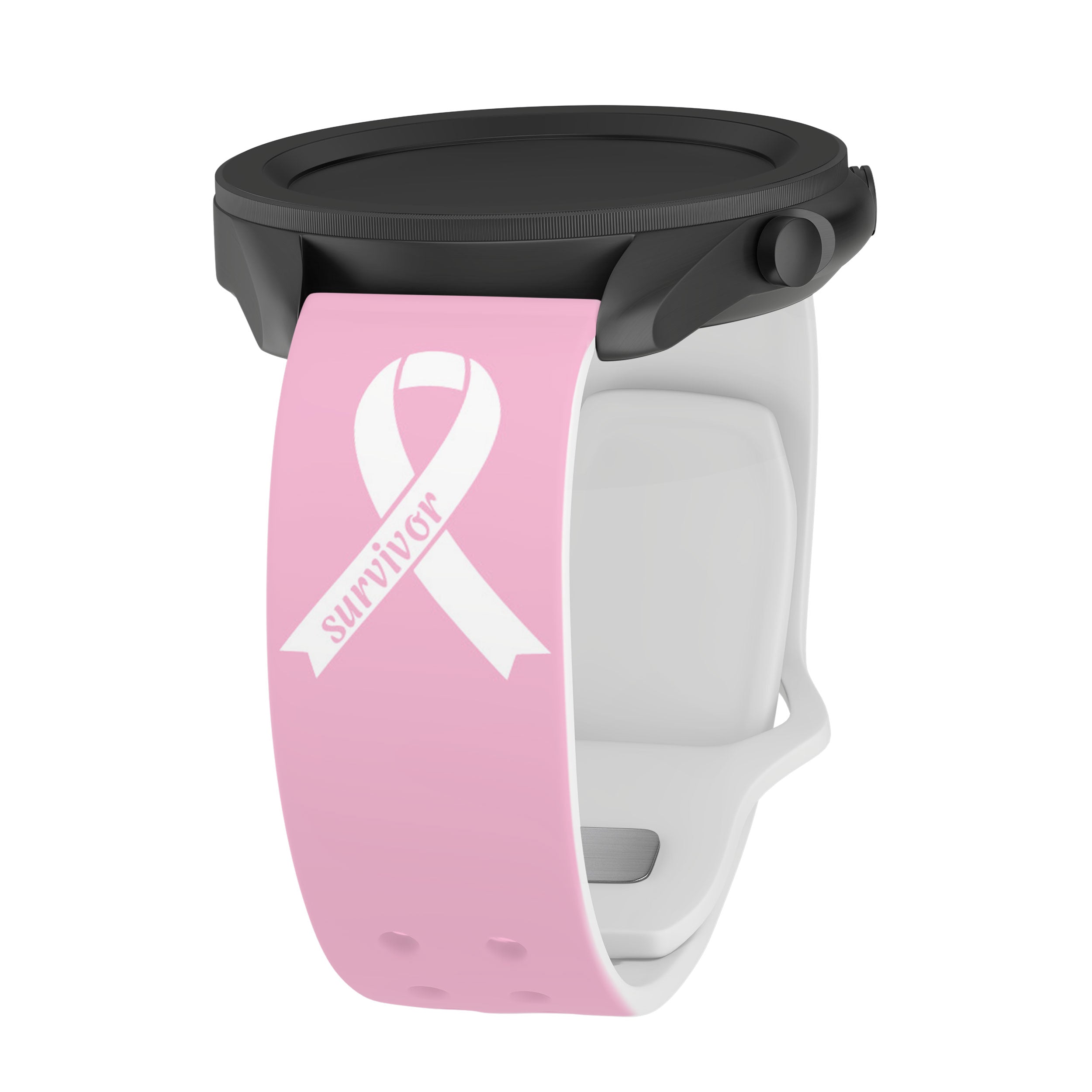 Breast Cancer Awareness HD  Watchband for Samsung, Garmin, Fossil, and More Affinity Bands