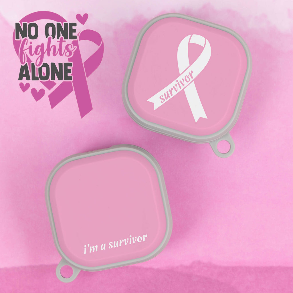Breast Cancer Awareness HDX Samsung Galaxy Buds Pro & Buds Live Case Cover Affinity Bands