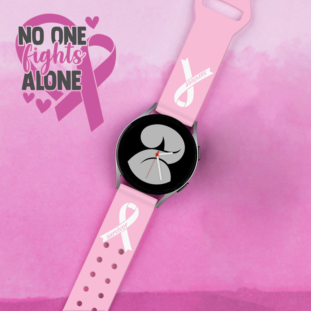 Breast Cancer Awareness HD  Watchband for Samsung, Garmin, Fossil, and More Affinity Bands