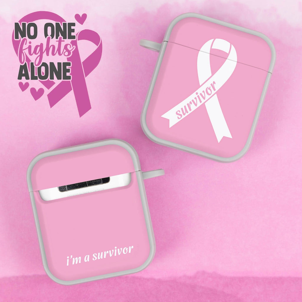 Breast Cancer Awareness HDX Apple AirPods Gen 1 & 2 Case Cover Affinity Bands