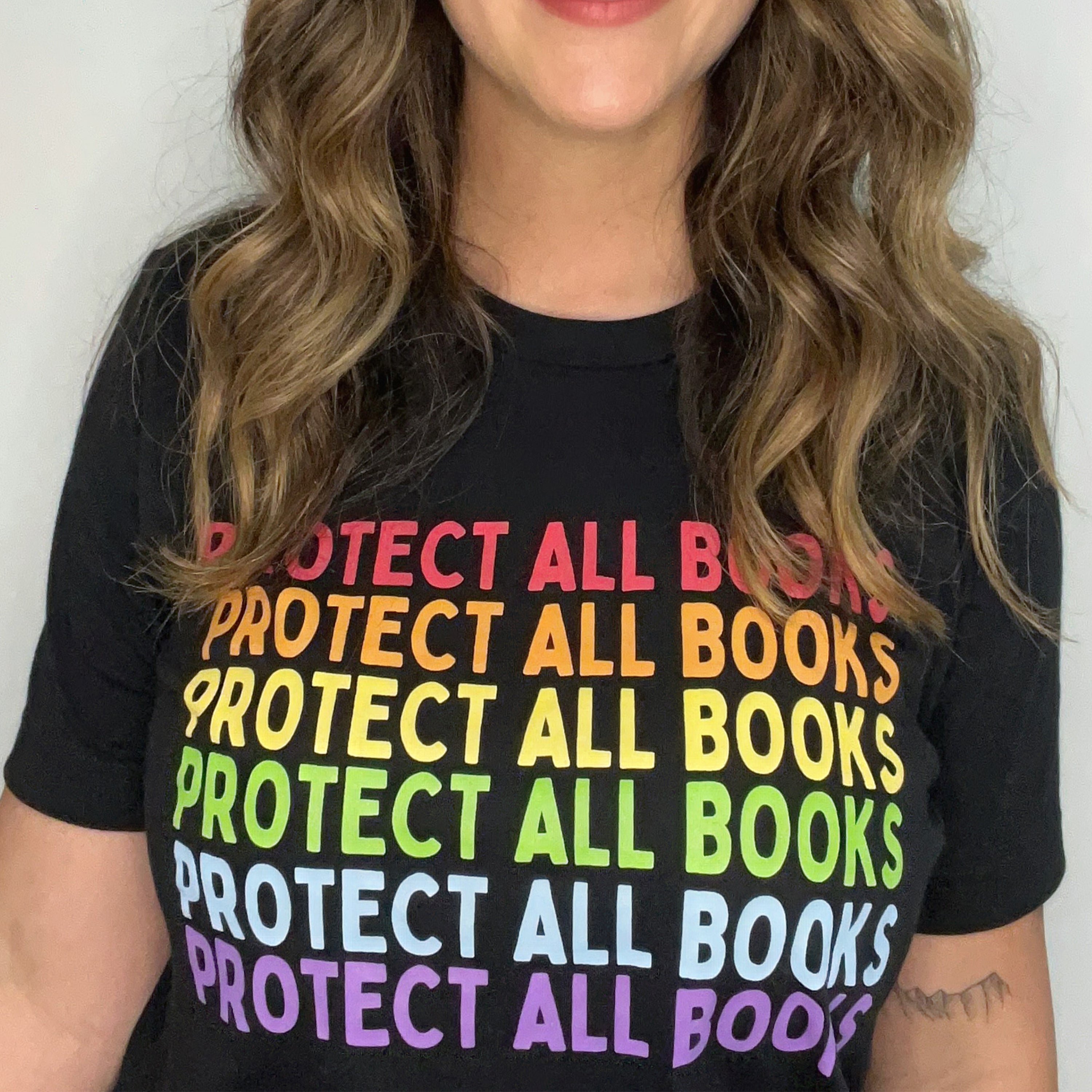 Protect All Books Classic Tee Kind Cotton