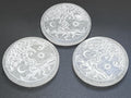 Selenite Crystal Tree Of Life Round Circle Plate (4 Inch) Gemstone Decor Supply Amazing Crystals