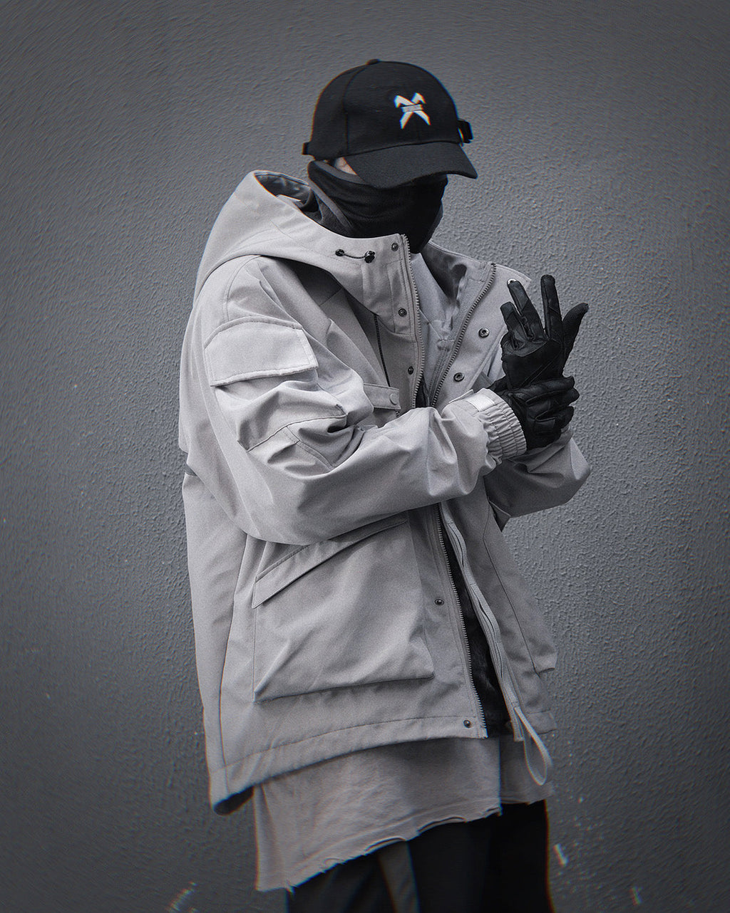HiJ39 Grey Retaliation Jacket Niepce