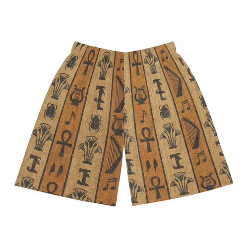 Egyptian Hieroglyphic Print sports Shorts The Vibez Shop