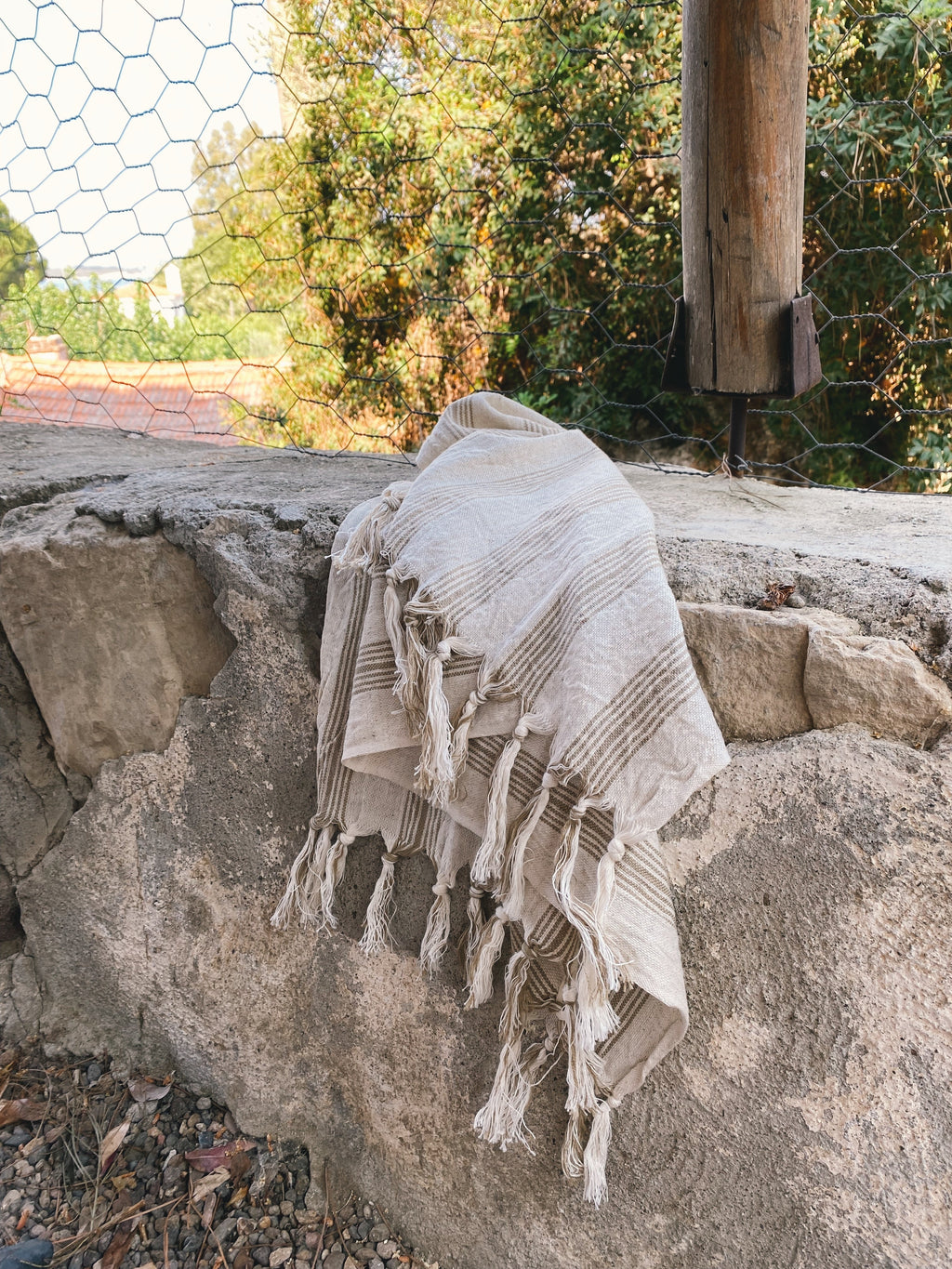 Ciragan Cotton Linen Towel Eastern Woven