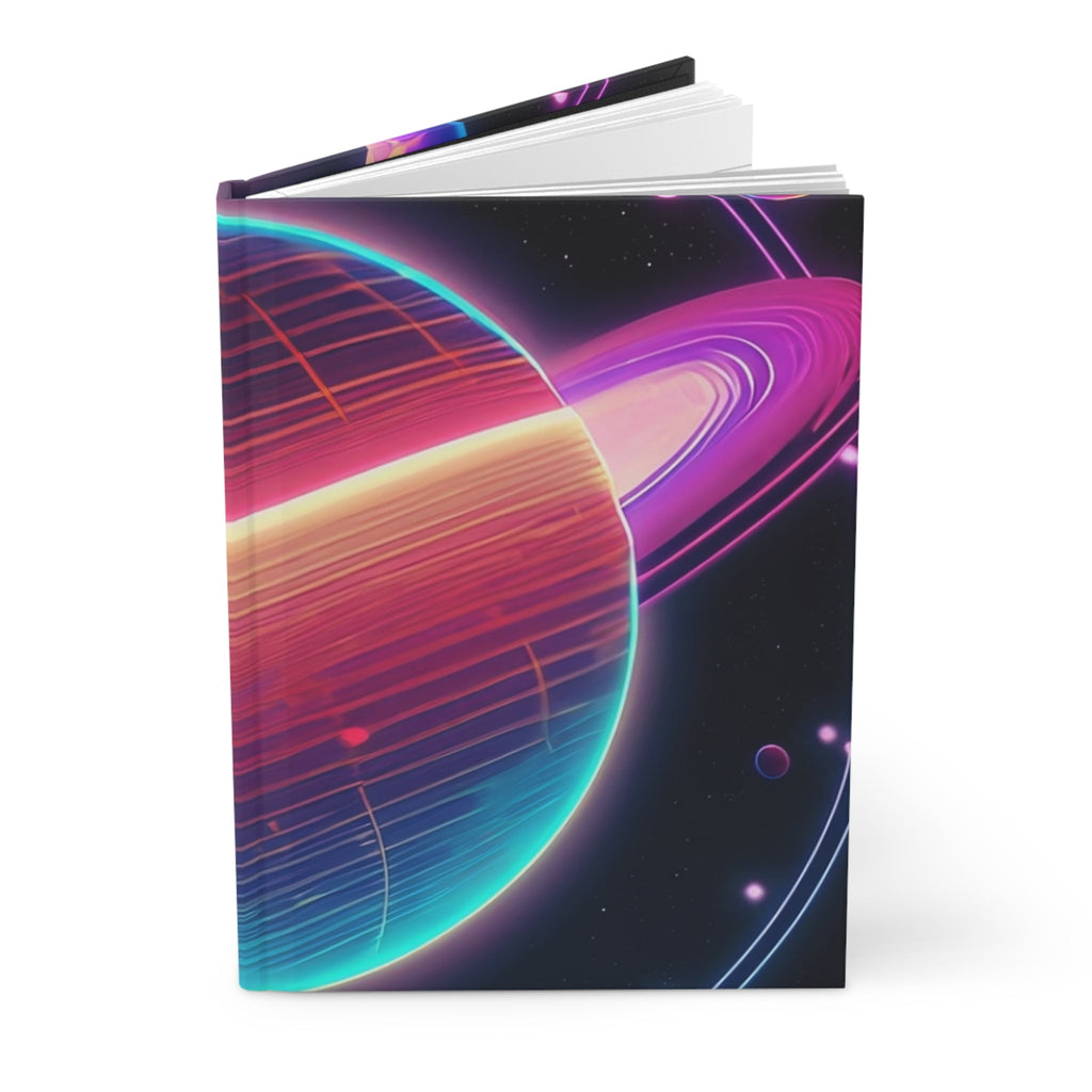Planetary Solar System Hardcover Journal Matte- Ruled Line Desksmith