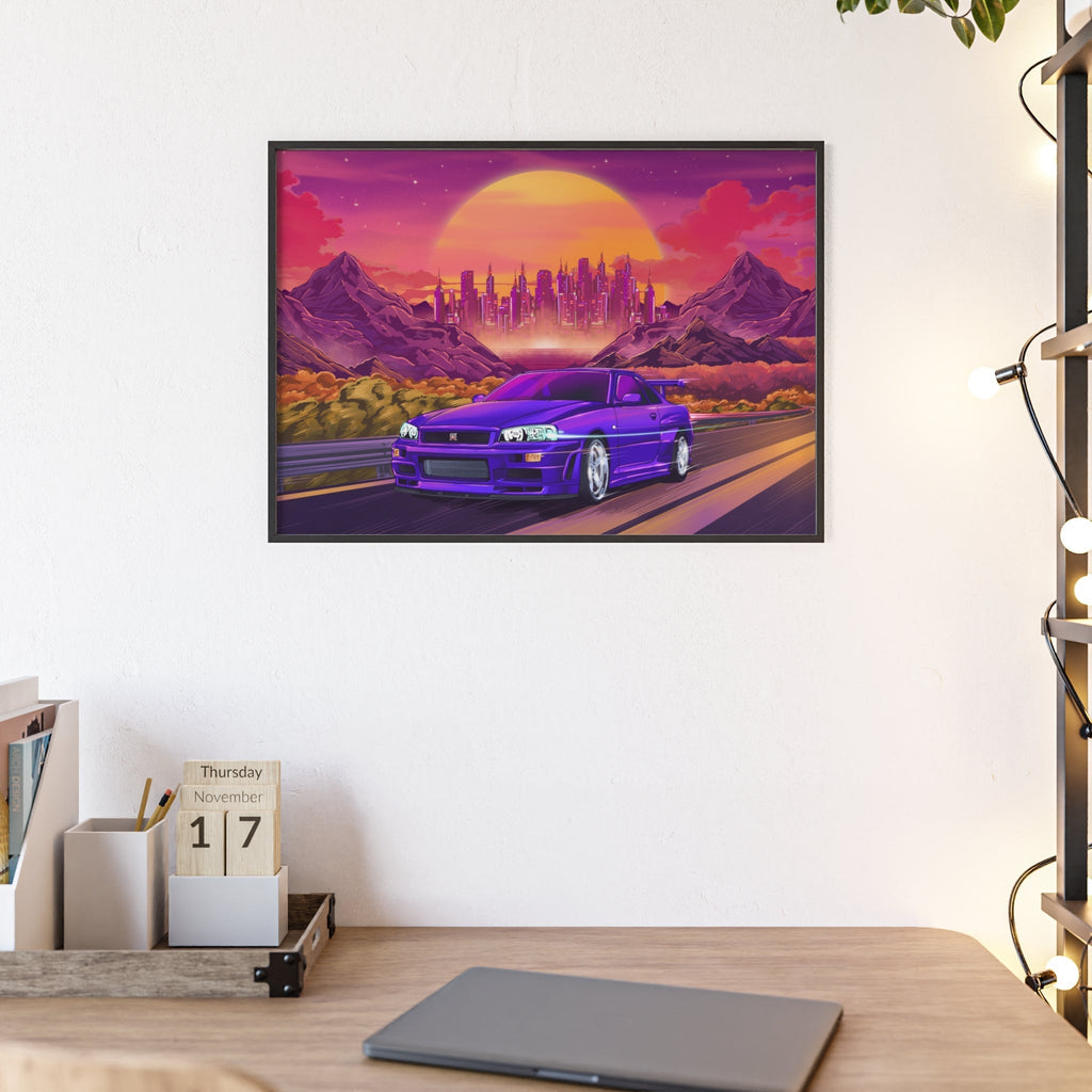 Nissan Skyline GT-R Poster Desksmith