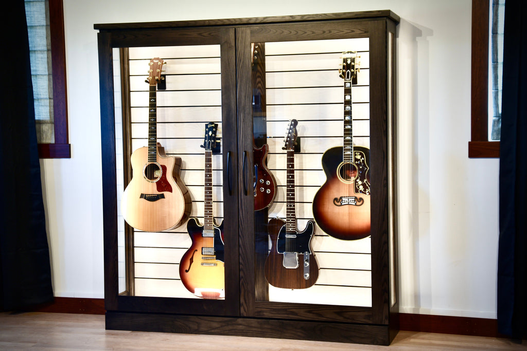 Low Depth ClimaCab V | Charcoal Northern White Ash with Whitewash Slat Wall Acoustic Remedy Cases