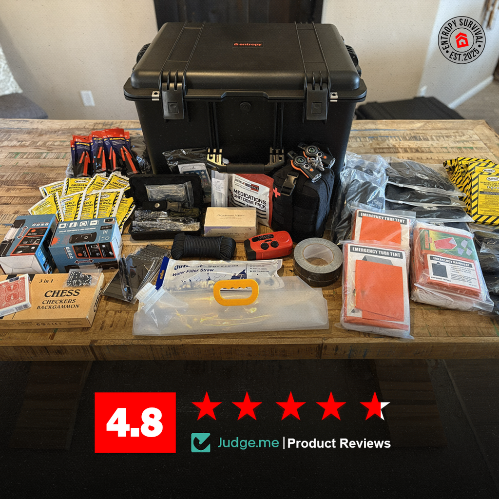 The Safe House Survival Kit | 72-Hour Family Emergency Kit Entropy Survival