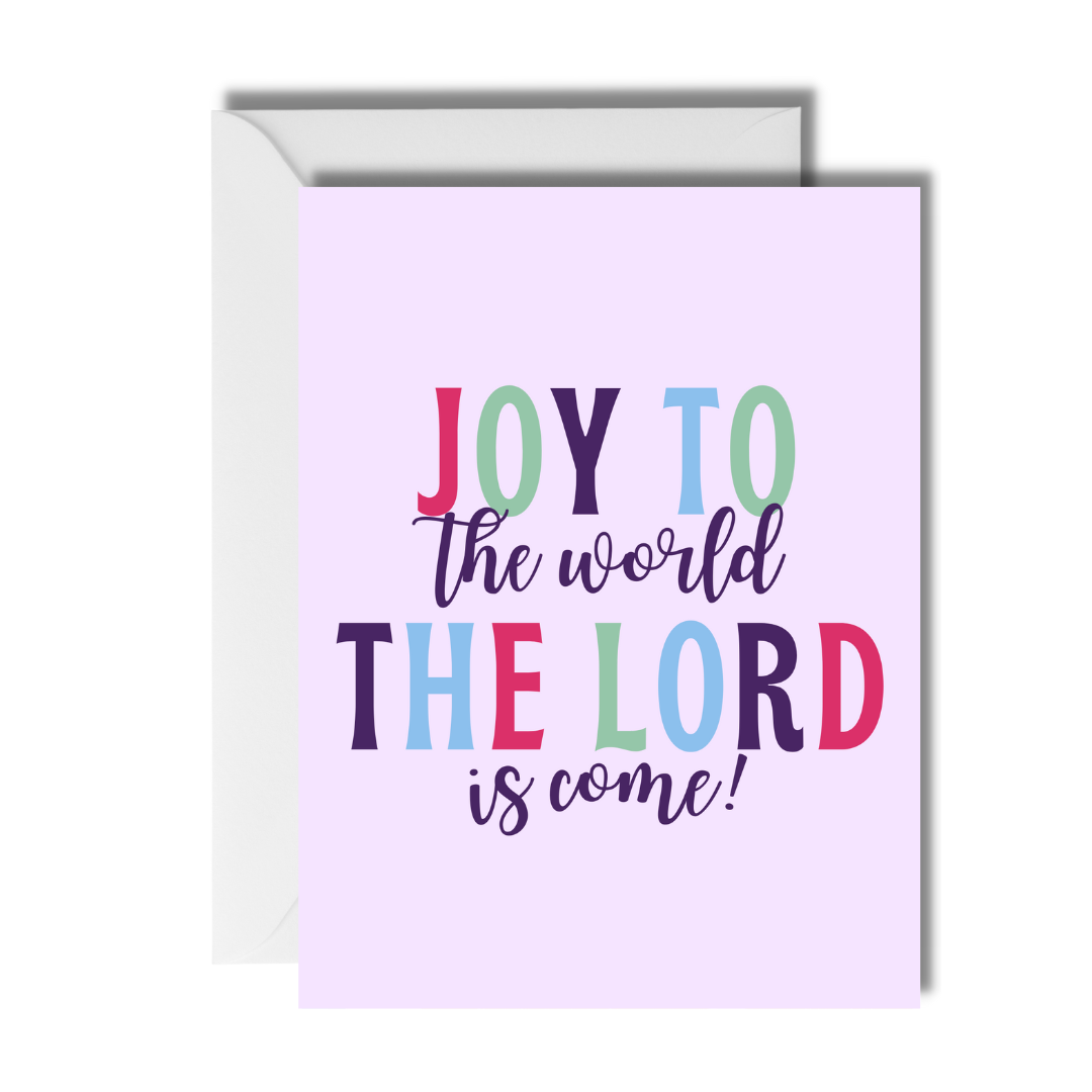 Joy to the World Christmas Card CheerNotes