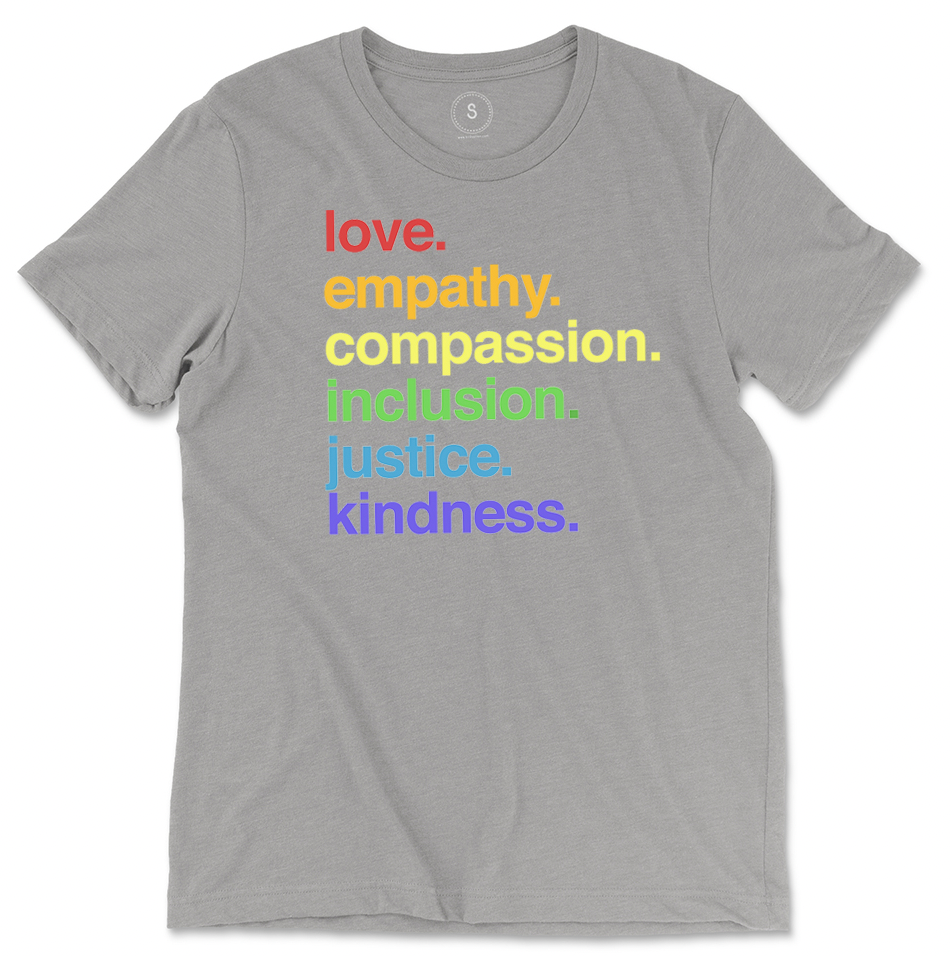 'Kindness Is' Pride Kids Tee Kind Cotton