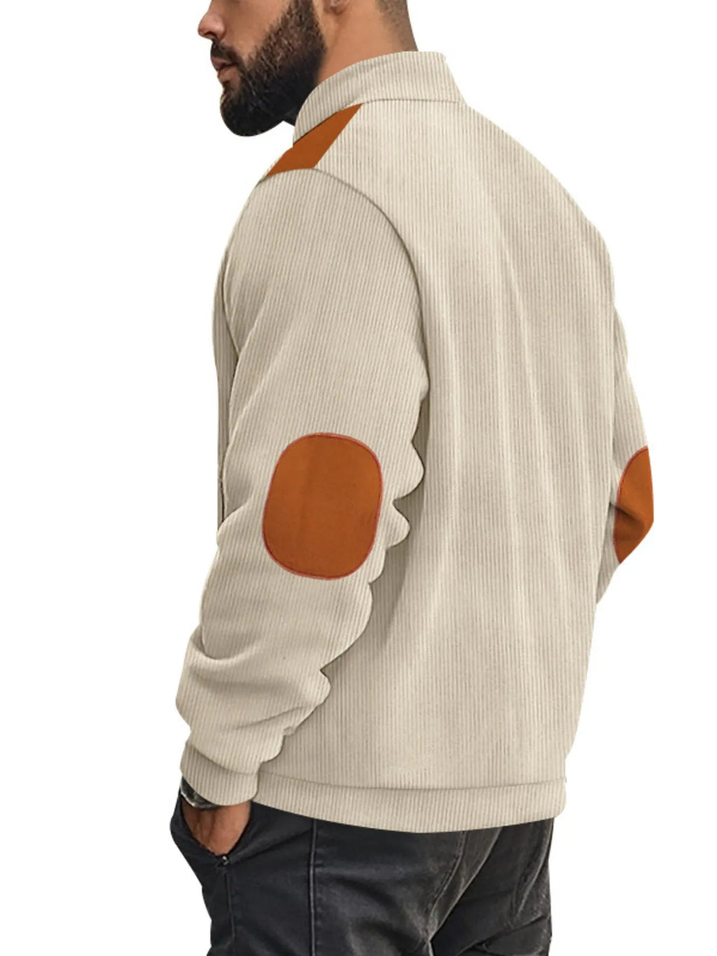 Men's Full Size Zip Up Long Sleeve Jacket Plus Size NicholesGifts