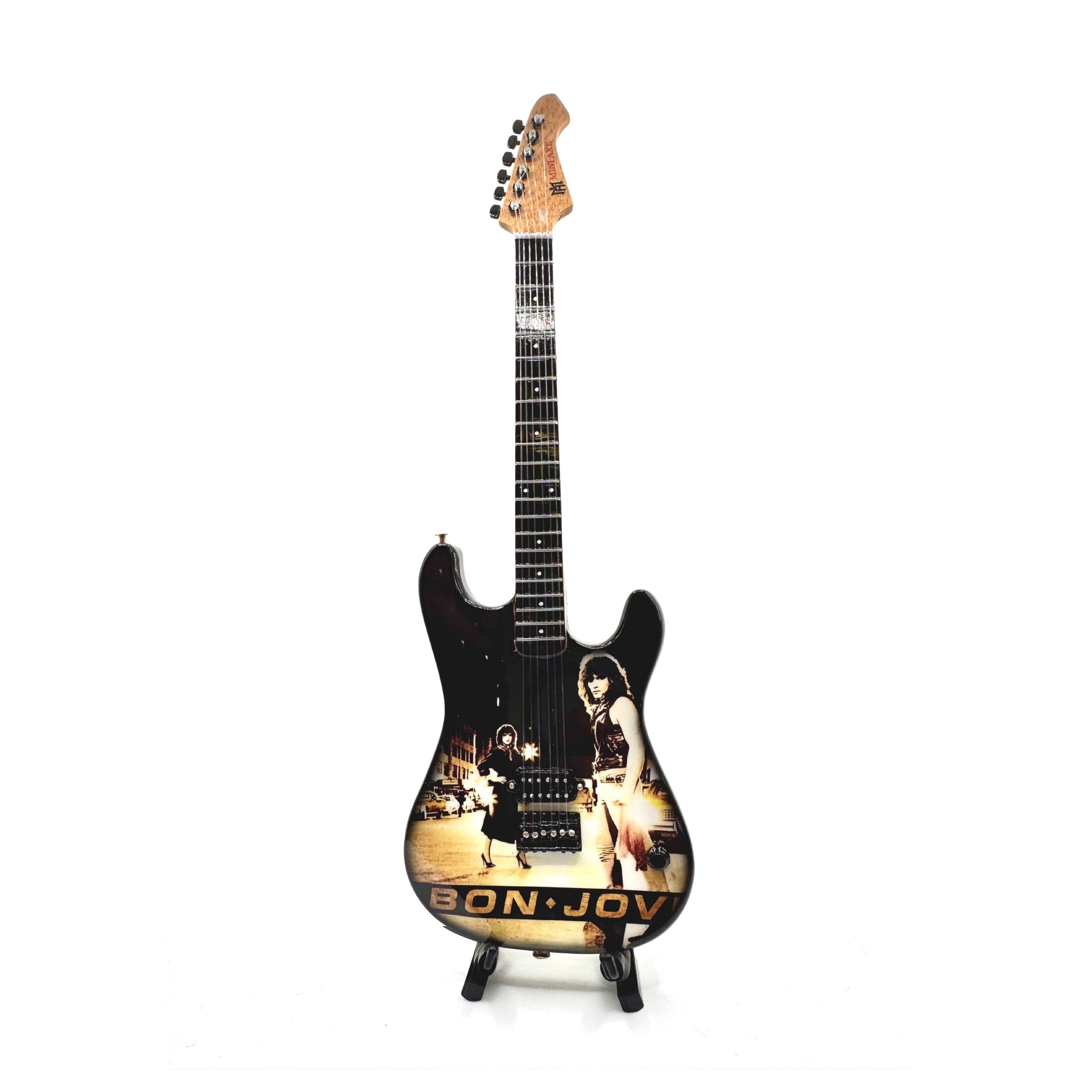 Bon Jovi Collectible Miniature Guitar Set The Mini Axe