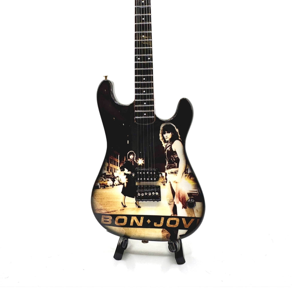 Bon Jovi Collectible Miniature Guitar Set The Mini Axe