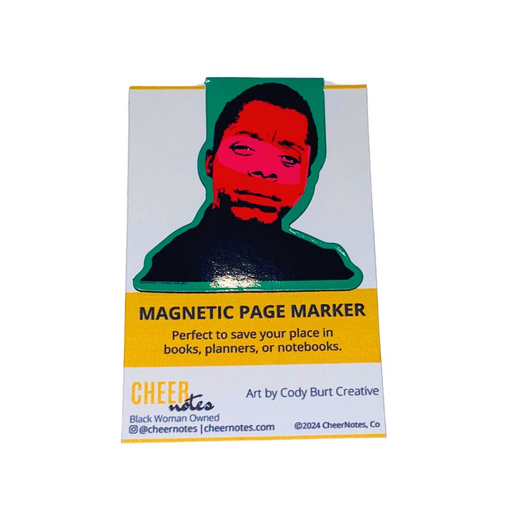 James Baldwin Magnetic Page Marker CheerNotes