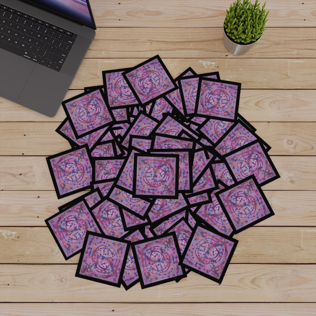 Copy of MindFreak TheVibe Vol. 1 (Album Art) Laminate Stickers, Square