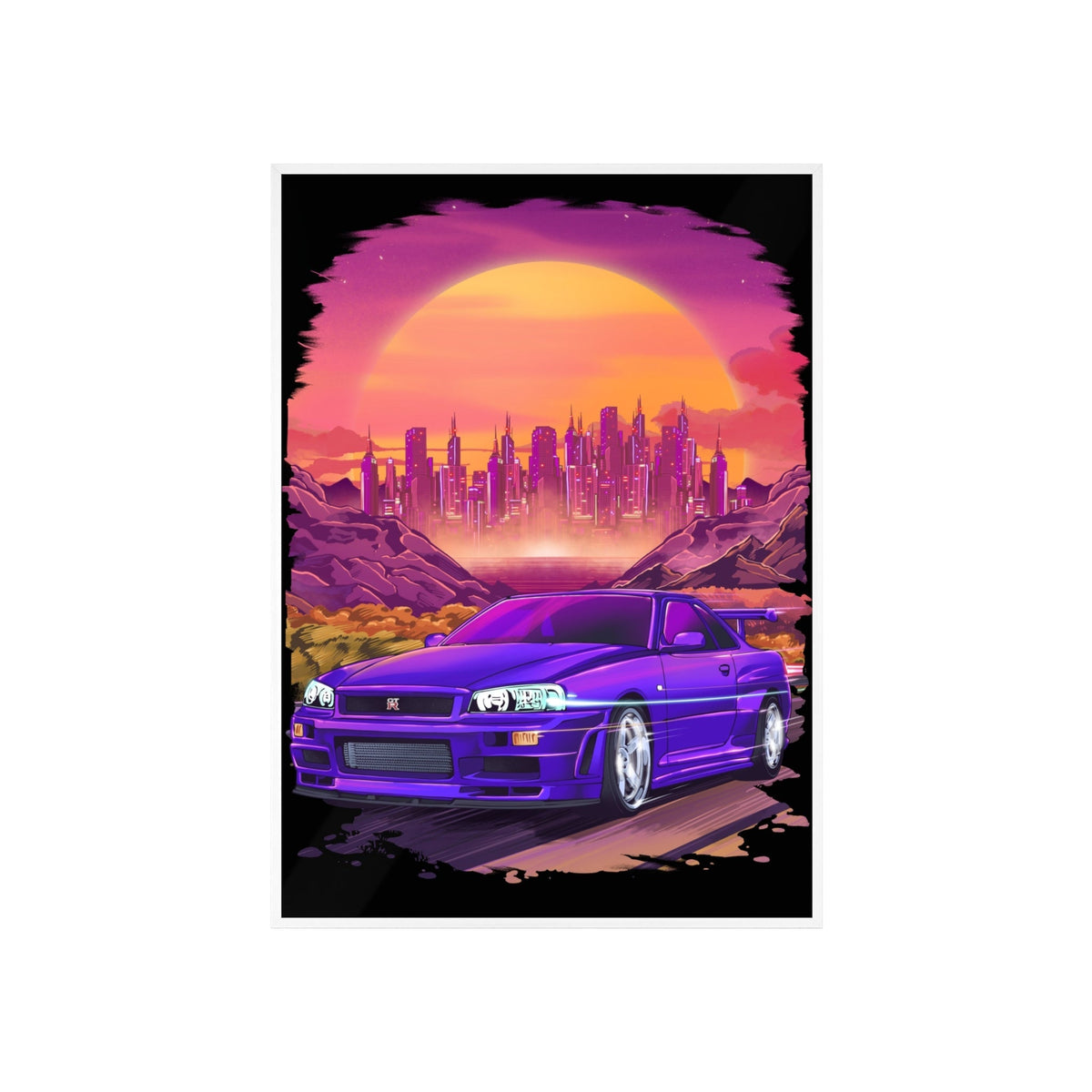 Nissan Skyline GT-R Poster Desksmith
