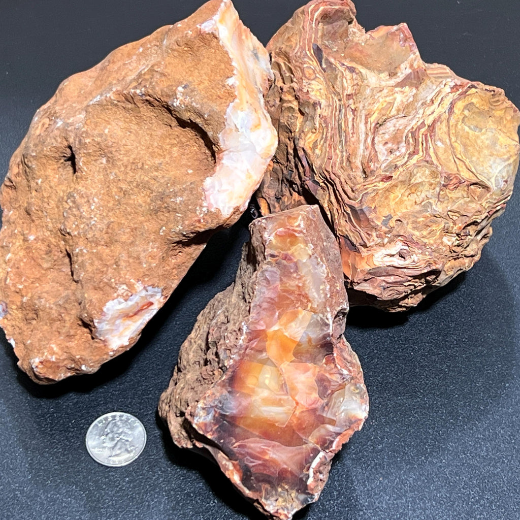 Large Extra Quality Red Carnelian Agate Crystal Boulders (4-8 Inches) Rough Raw Stones Amazing Crystals