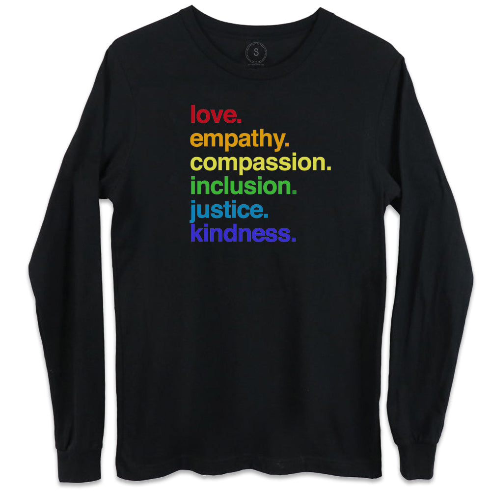 'Kindness Is' Pride Classic Long Sleeve Kind Cotton